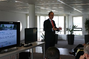 Jan Willem Wolters, chief executive officer, CycloMedia Technology, serves as the guest speaker for the September meeting.